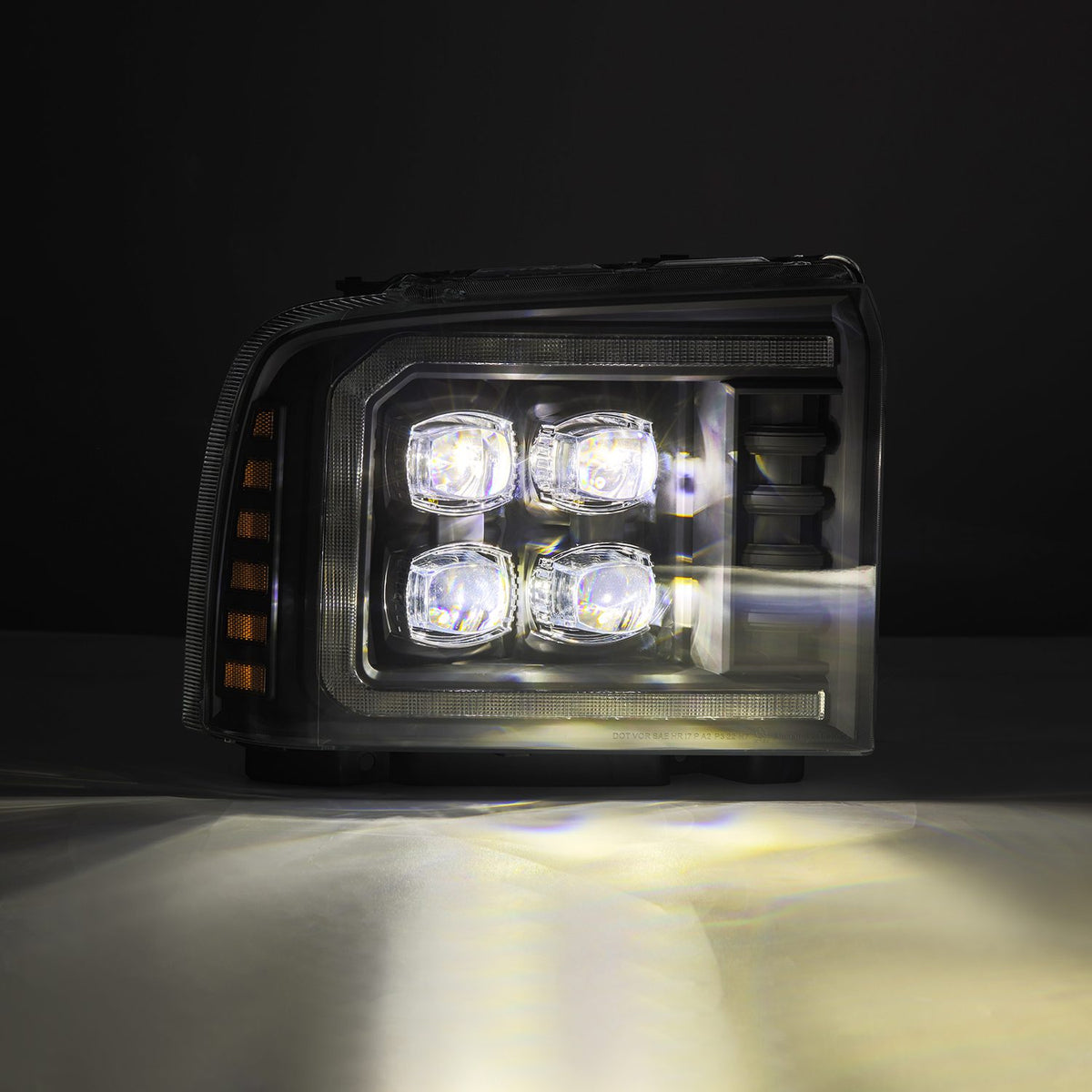 AlphaRex 880319 - Projector Headlights Black