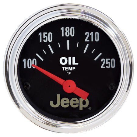 AutoMeter 880429 - GAUGE, OIL TEMP, 2 1/16", 250?F, ELEC, JEEP 3