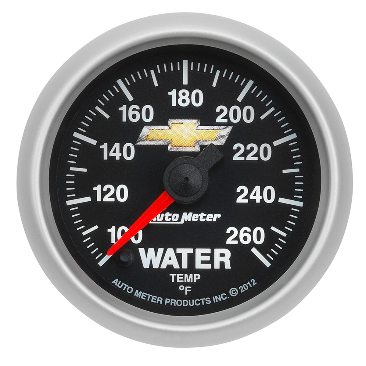 AutoMeter 880446 - GAUGE, WATER TEMP, 2 1/16", 100-260?F, DIGITAL STEPPER MOTOR, CHEVY GOLD BOWTIE 5