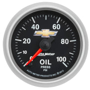 AutoMeter 880447 - GAUGE, OIL PRESS, 2 1/16", 100PSI, DIGITAL STEPPER MOTOR, CHEVY GOLD BOWTIE 3