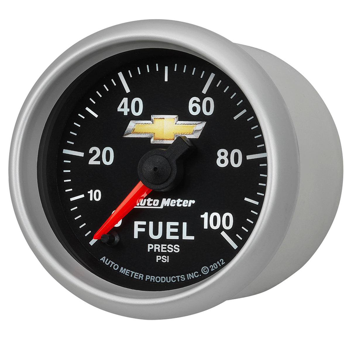 AutoMeter 880449 - GAUGE, FUEL PRESS, 2 1/16", 100PSI, DIGITAL STEPPER MOTOR, CHEVY GOLD BOWTIE 4