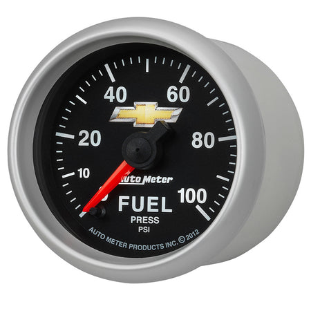 AutoMeter 880449 - GAUGE, FUEL PRESS, 2 1/16", 100PSI, DIGITAL STEPPER MOTOR, CHEVY GOLD BOWTIE 4
