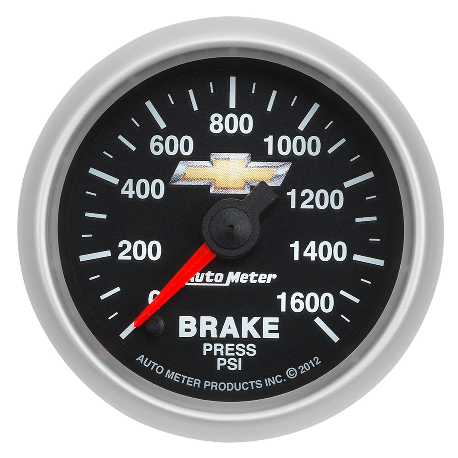 AutoMeter 880450 - GAUGE, BRAKE PRESS, 2 1/16", 1600PSI, DIGITAL STEPPER MOTOR, CHEVY GOLD BOWTIE 3
