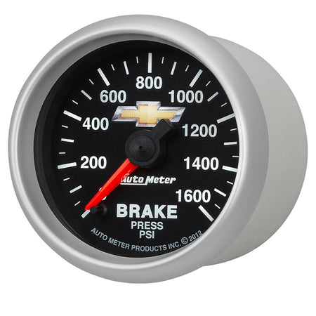 AutoMeter 880450 - GAUGE, BRAKE PRESS, 2 1/16", 1600PSI, DIGITAL STEPPER MOTOR, CHEVY GOLD BOWTIE 4