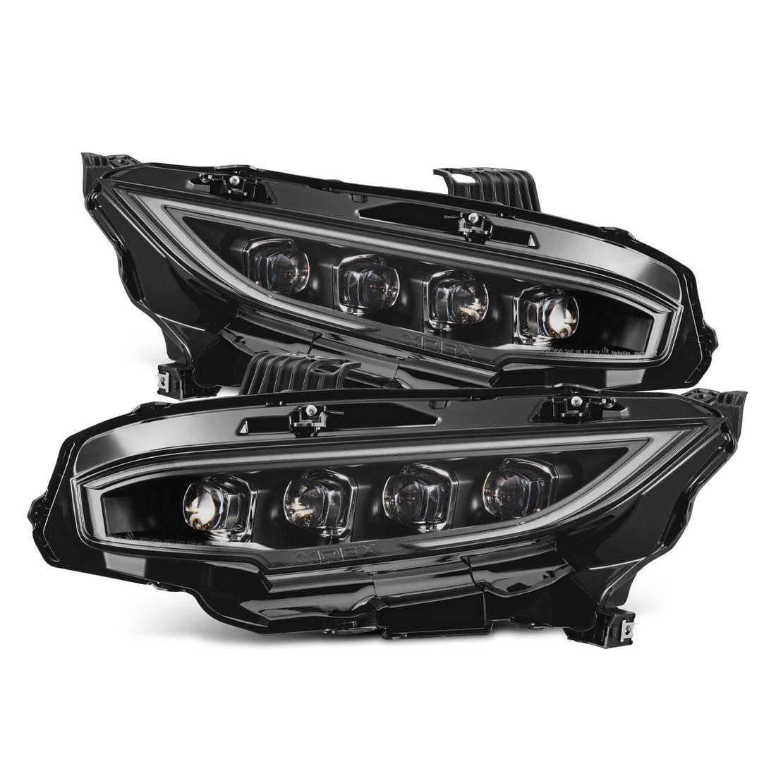 AlphaRex 880491 - Projector Headlights Black 2