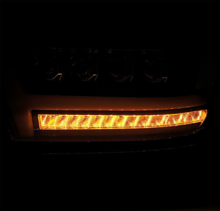 AlphaRex 880517 - LED Projector Headlights Plank Style Design Chrome 3