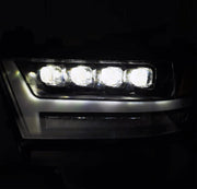 AlphaRex 880517 - LED Projector Headlights Plank Style Design Chrome 4
