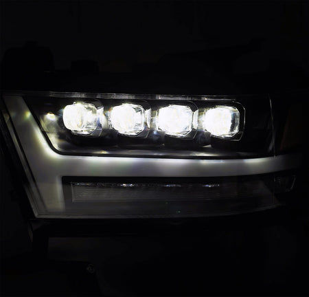 AlphaRex 880517 - LED Projector Headlights Plank Style Design Chrome 4