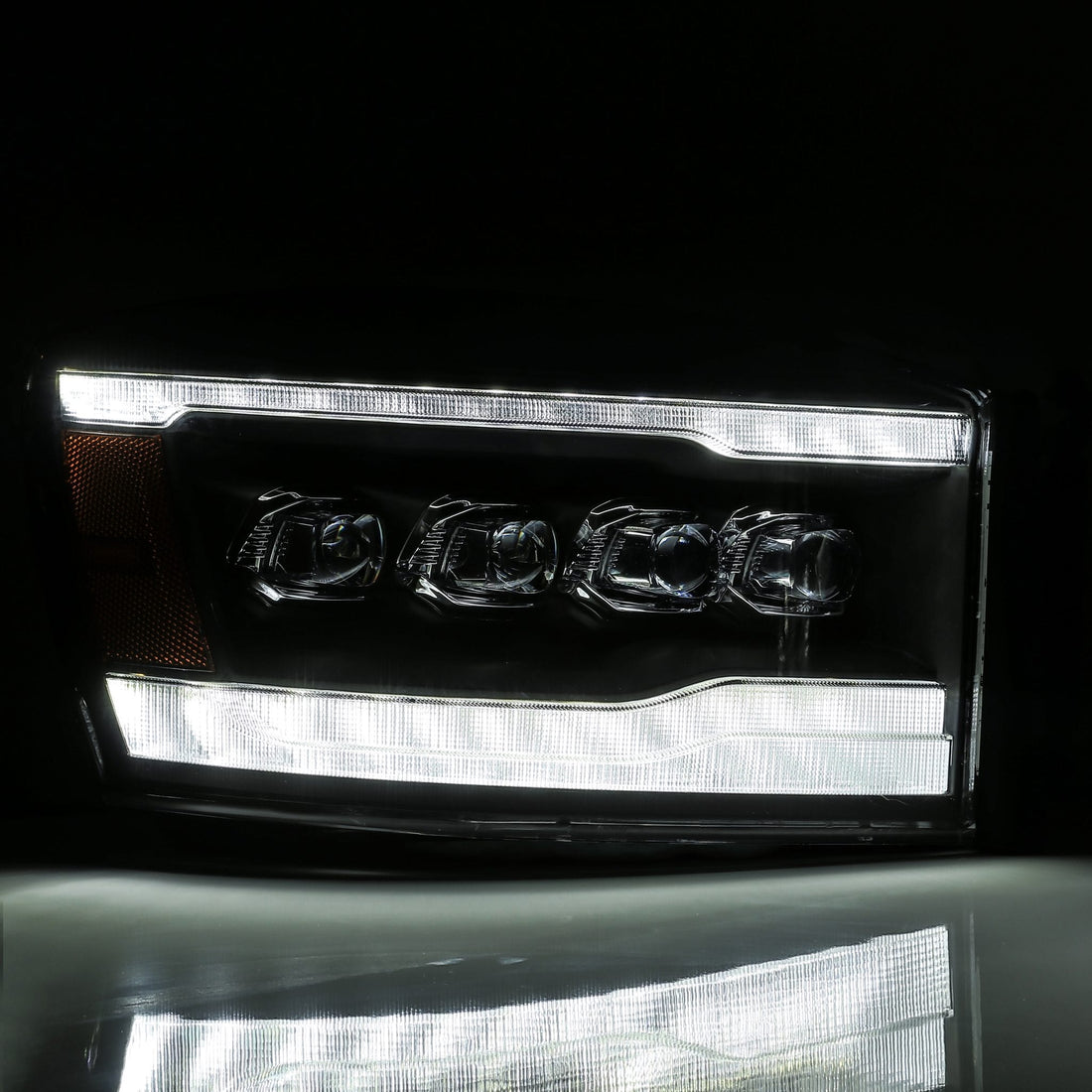 AlphaRex 880536 - LED Projector Headlights in Black 5