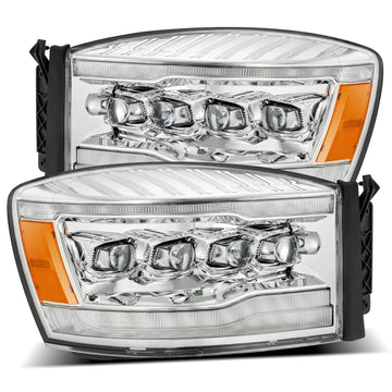 AlphaRex 880537 - LED Projector Headlights in Chrome 2