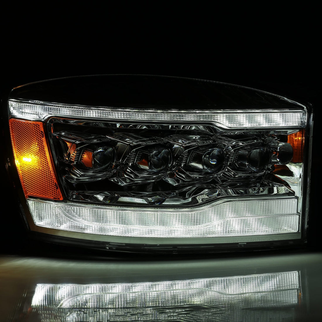 AlphaRex 880537 - LED Projector Headlights in Chrome 5