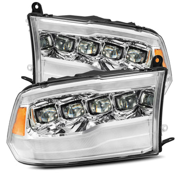 AlphaRex 880591 - LED Projector Headlights Plank Style Design Chrome 2