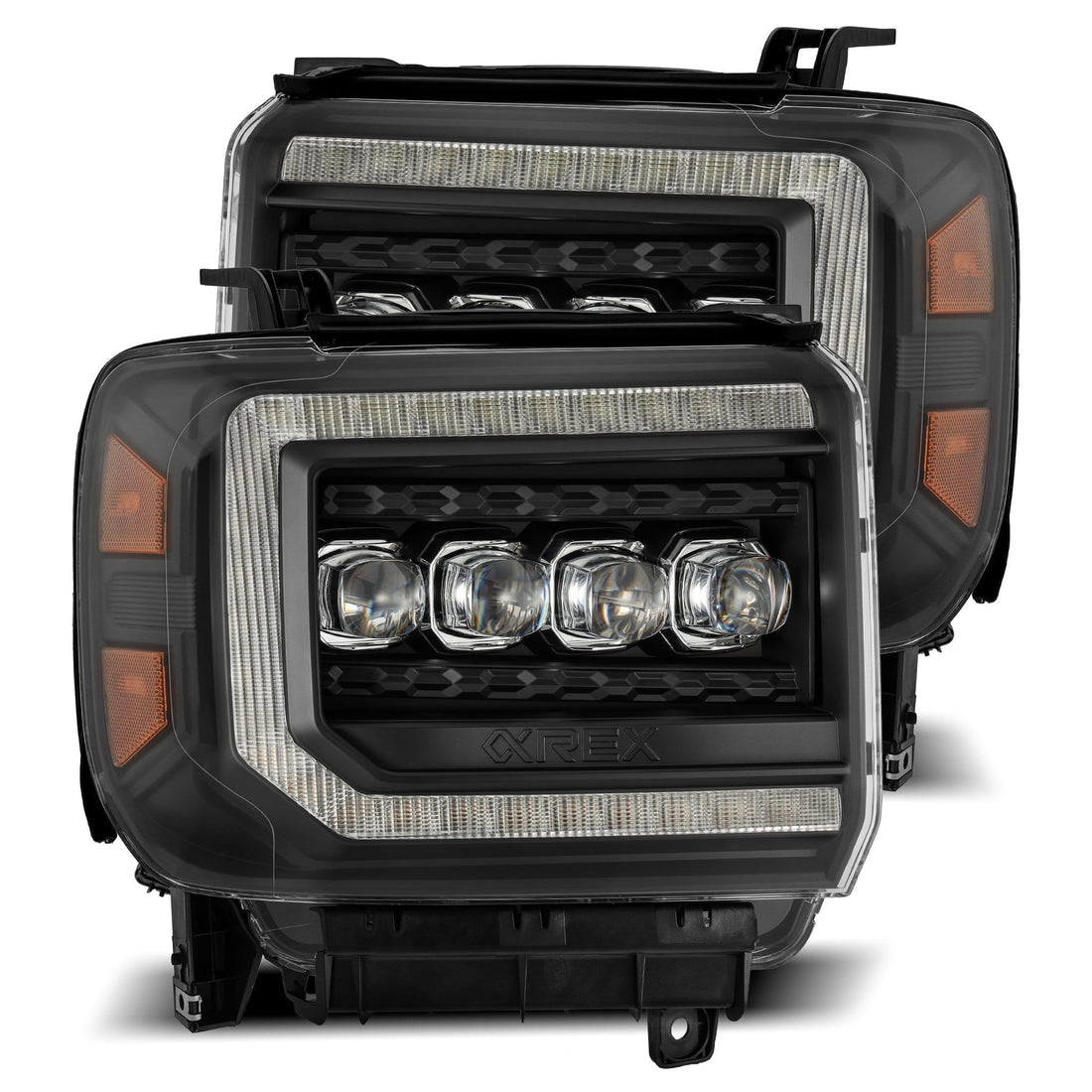AlphaRex 880617 - LED Projector Headlights in Black 2