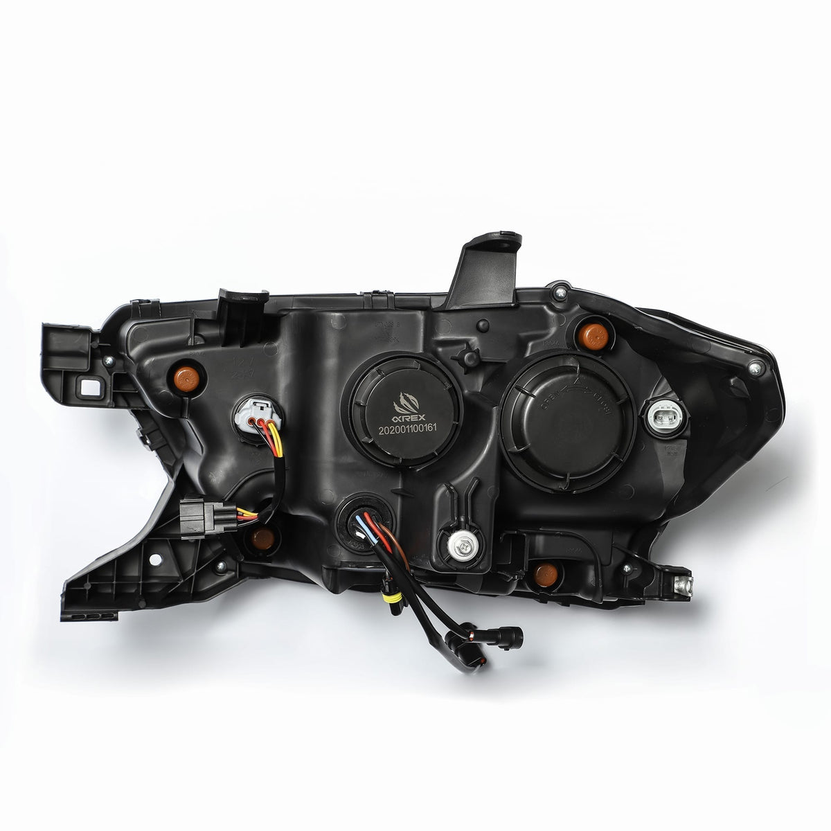 AlphaRex 880705 - LED Projector Headlights Plank Style Design Midnight Black 3