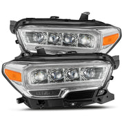 AlphaRex 880706 - LED Projector Headlights Plank Style Design Chrome 2