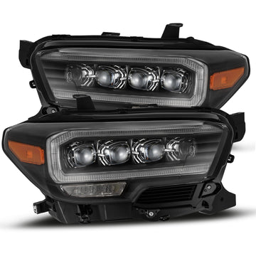 AlphaRex 880707 - LED Projector Headlights Plank Style Design Black 2