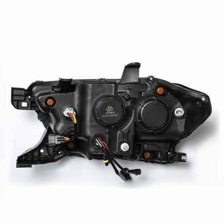 AlphaRex 880707 - LED Projector Headlights Plank Style Design Black 3