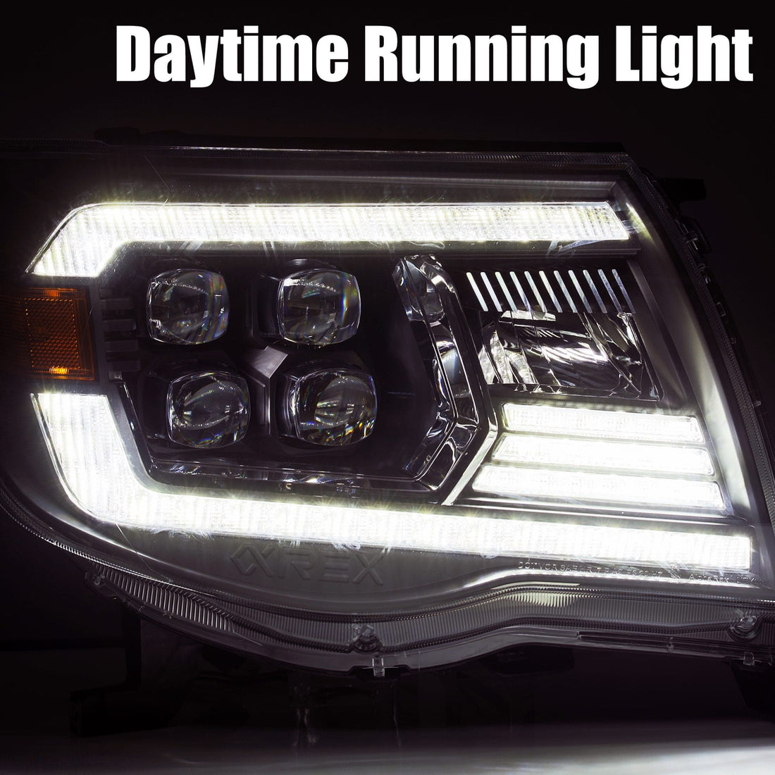 AlphaRex 880743 - LED Projector Headlights in Chrome 4