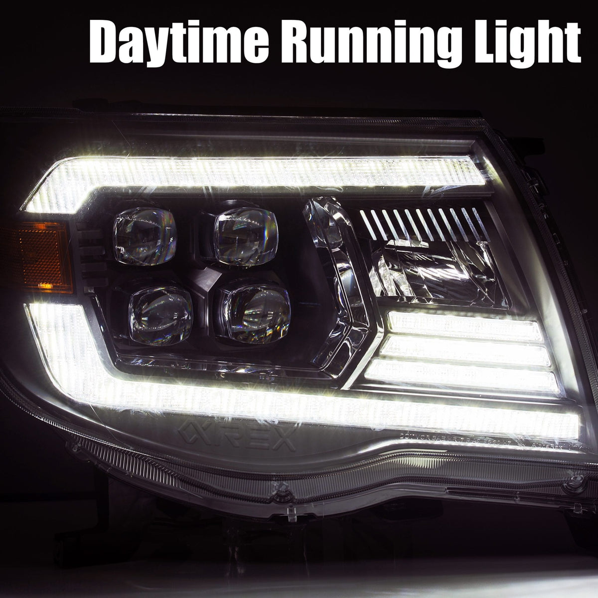 AlphaRex 880744 - LED Projector Headlights in Alpha-Black 4