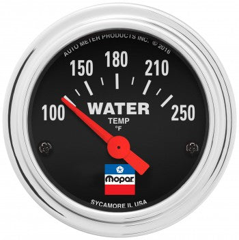 AutoMeter 880787 - GAUGE, WATER TEMP, 2-1/16", 100-250'F, ELEC, MOPAR CLASSIC 3