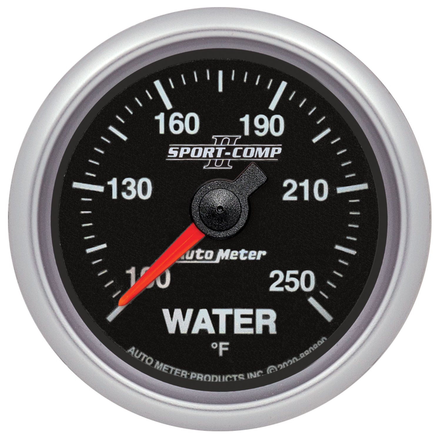 AutoMeter 880890 - GAUGE, WATER TEMP, 2 1/16", 100-250?F, SPN 110, SPORT-COMP II 2