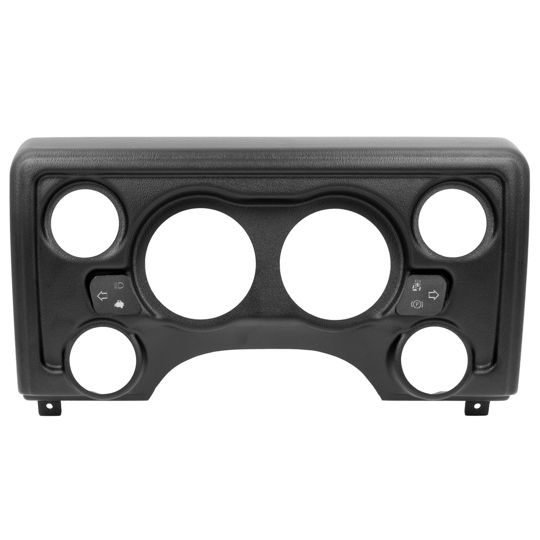 AutoMeter 90011 - GAUGE MOUNT, DIRECT FIT DASH PANEL, 6 GAUGE (3 3/8" X2, 2 1/16" X4), JEEP TJ/XJ 5