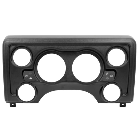 AutoMeter 90011 - GAUGE MOUNT, DIRECT FIT DASH PANEL, 6 GAUGE (3 3/8" X2, 2 1/16" X4), JEEP TJ/XJ 5