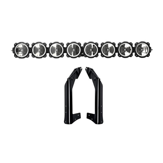 KC Hilites 50 In Pro6 Gravity LED - 8-Light - Light Bar System - 160W Combo Beam - For 07-18 Jeep JK
