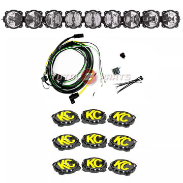 KC HiLiTES 91315 - KC Pro6 Gravity LED 57in 9-Light Combo System Universal