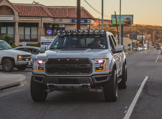 KC Hilites 57 In Pro6 Gravity LED - 9-Light - Light Bar System - 180W Combo Beam - For 15-19 Ford F150 /Raptor
