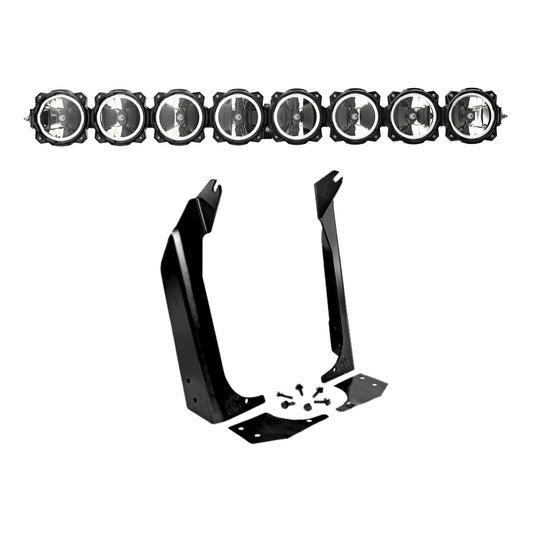 KC Hilites 50 In Pro6 Gravity LED - 8-Light - Light Bar System - 160W Combo Beam - For 97-06 Jeep TJ