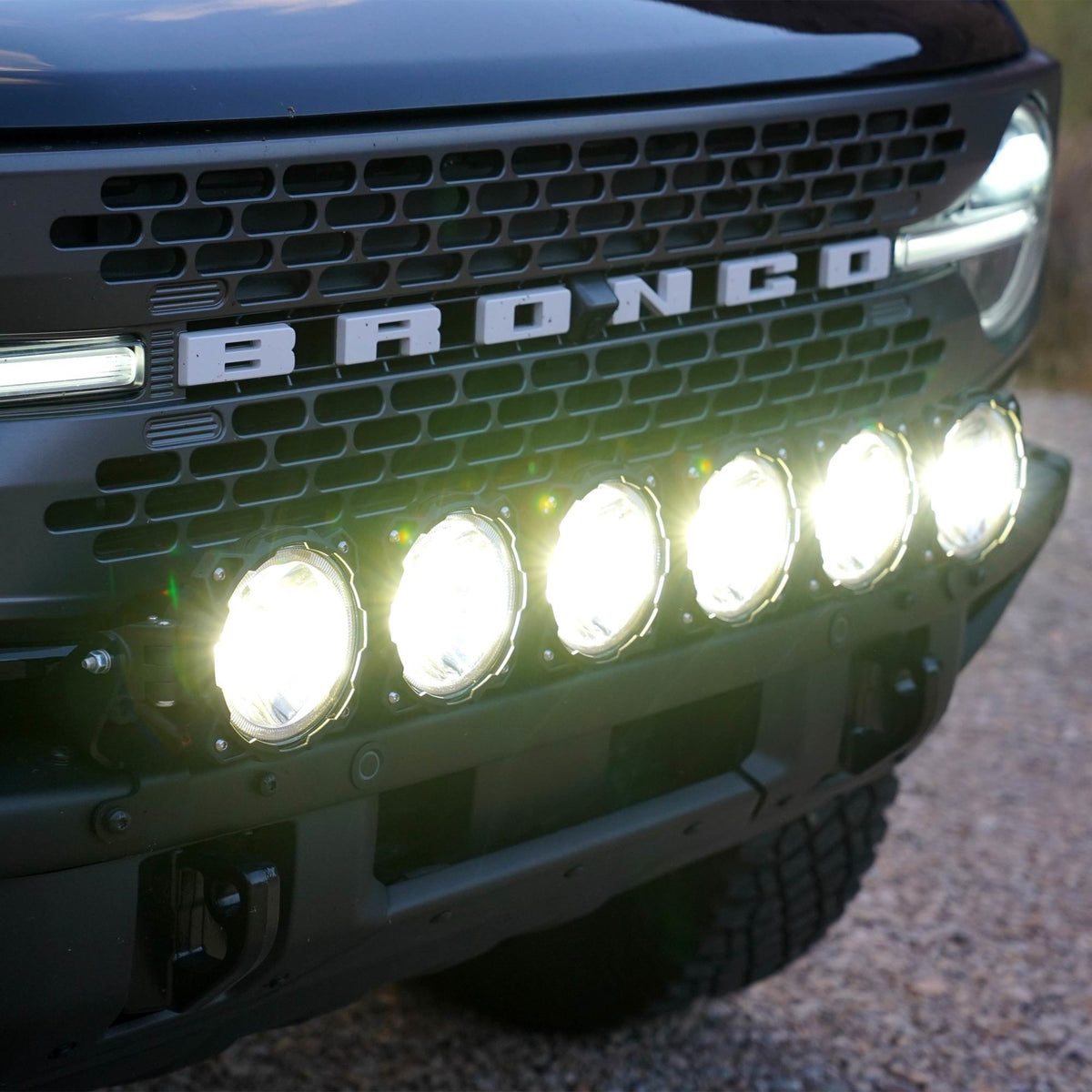 KC HiLiTES 91341 - KC Pro6 Gravity LED 39in 6-Light Combo Bronco Bumper System 2