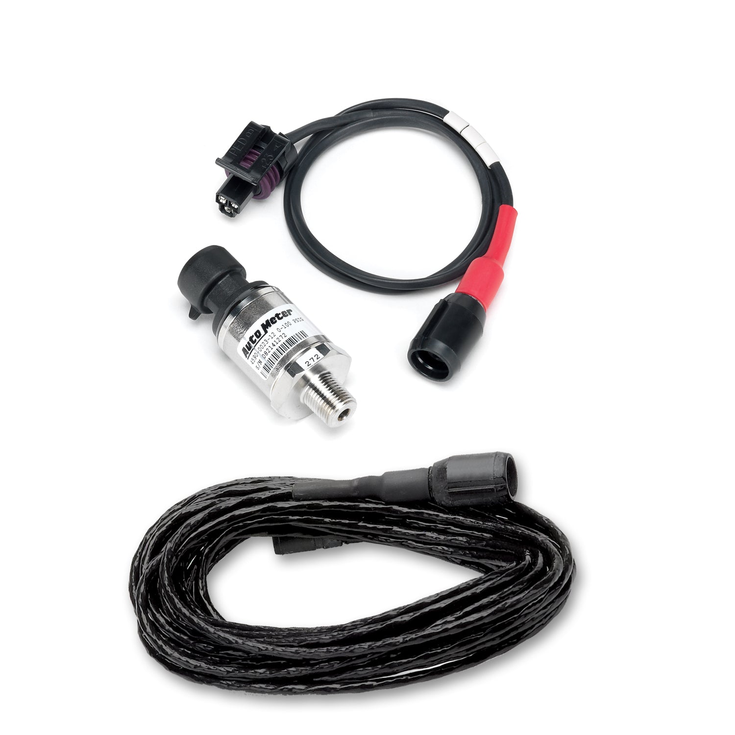 AutoMeter 9135 - SENSOR KIT, PRESSURE, 100PSI, 8FT. HARNESS, FOR ULTIMATE DL 3