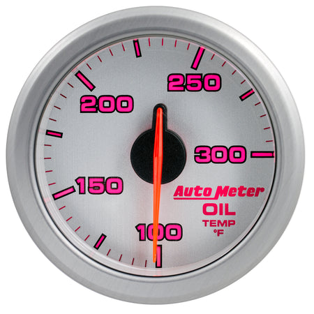 AutoMeter 9140-UL - 2-1/16" OIL TEMP, 100-300'F, AIRDRIVE, SILVER 1