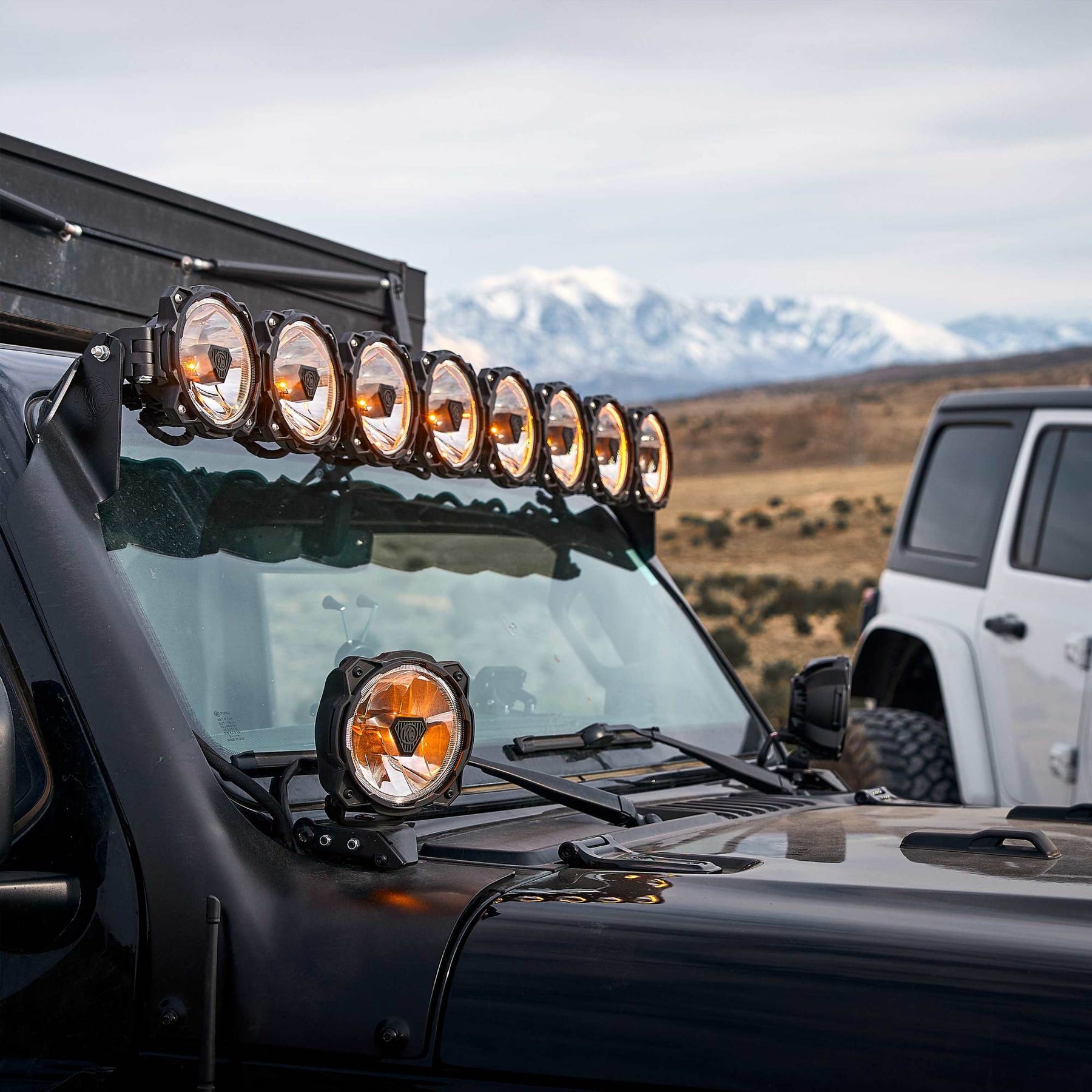 KC HiLiTES 91401 - Gravity® Titan™ LED - 6" 2-Pack - Spot Beam