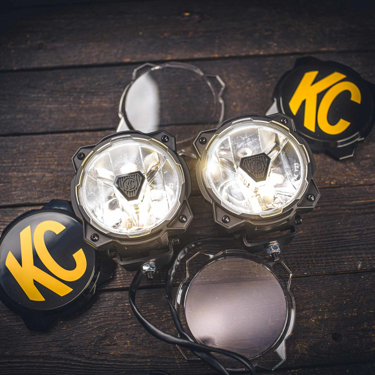 KC HiLiTES 91401 - Gravity® Titan™ LED - 6" 2-Pack - Spot Beam