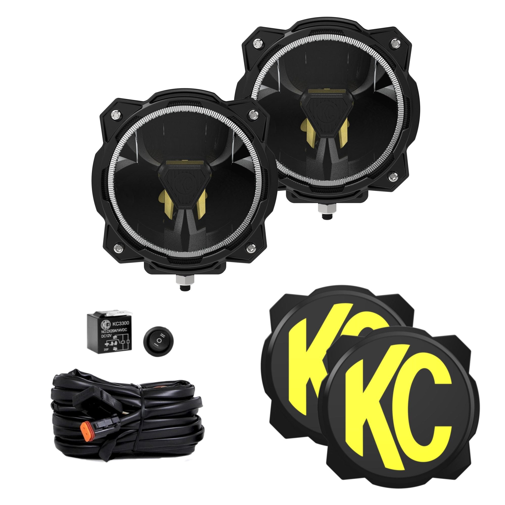 KC HiLiTES 91403 - Gravity® Titan™ LED - 6" 2-Pack - Wide-40 Beam 19