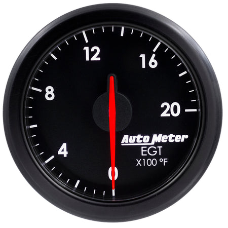 AutoMeter 9145-T - 2-1/16" E.G.T, 0-2000'F, AIRDRIVE, BLACK 3