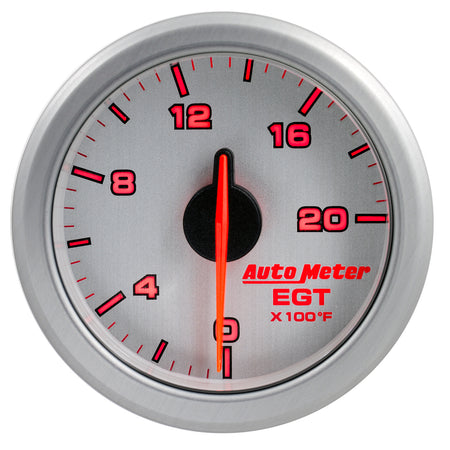 AutoMeter 9145-UL - 2-1/16" E.G.T, 0-2000'F, AIRDRIVE, SILVER 4