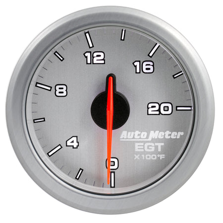 AutoMeter 9145-UL - 2-1/16" E.G.T, 0-2000'F, AIRDRIVE, SILVER 3
