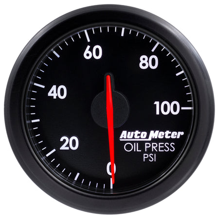 AutoMeter 9152-T - 2-1/16" OIL PRESS, 0-100 PSI, AIRDRIVE, BLACK 3