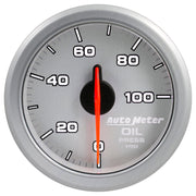 AutoMeter Body AutoMeter 9152-UL - 2-1/16" OIL PRESS, 0-100 PSI, AIRDRIVE, SILVER