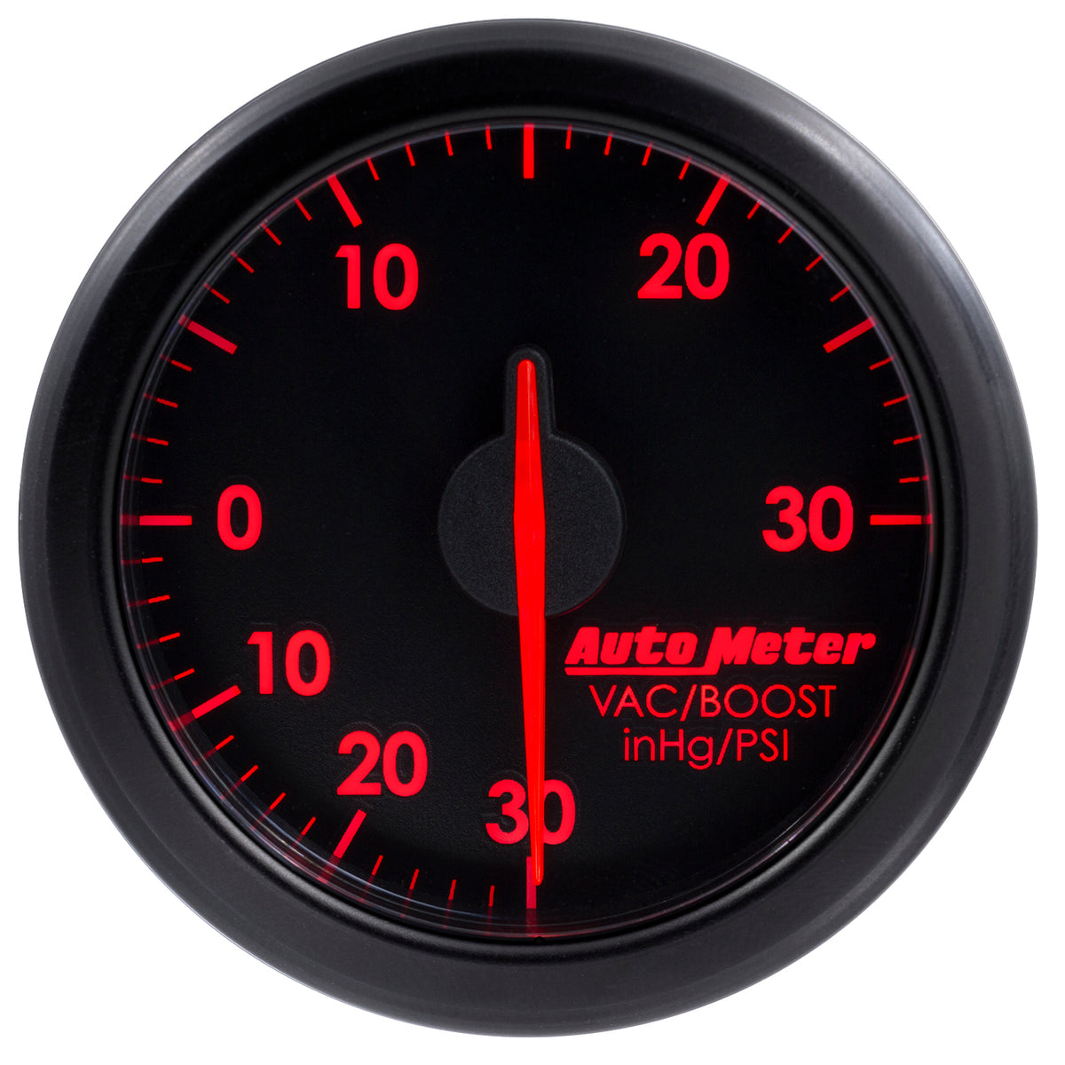 AutoMeter 9159-T - 2-1/16" BOOST/VAC, 30 IN HG/30 PSI, AIRDRIVE, BLACK 5