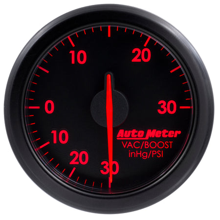 AutoMeter 9159-T - 2-1/16" BOOST/VAC, 30 IN HG/30 PSI, AIRDRIVE, BLACK 4