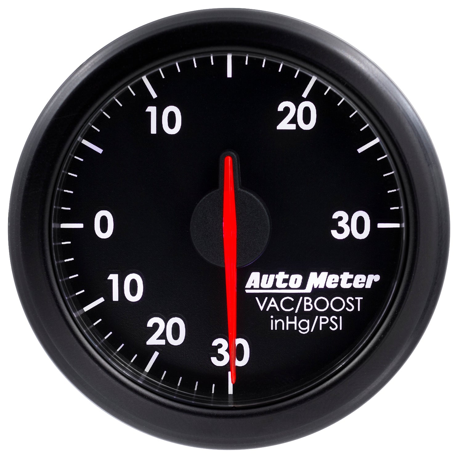 AutoMeter 9159-T - 2-1/16" BOOST/VAC, 30 IN HG/30 PSI, AIRDRIVE, BLACK 3