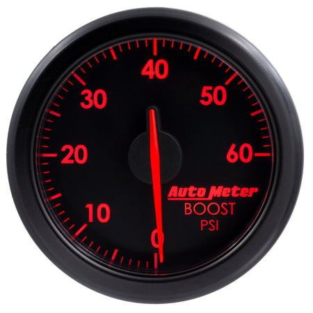 AutoMeter 9160-T - 2-1/16" BOOST, 0-60 PSI, AIRDRIVE, BLACK 5