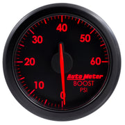 AutoMeter 9160-T - 2-1/16" BOOST, 0-60 PSI, AIRDRIVE, BLACK 4
