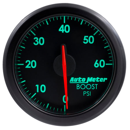 AutoMeter 9160-T - 2-1/16" BOOST, 0-60 PSI, AIRDRIVE, BLACK 7