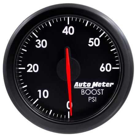 AutoMeter 9160-T - 2-1/16" BOOST, 0-60 PSI, AIRDRIVE, BLACK 3
