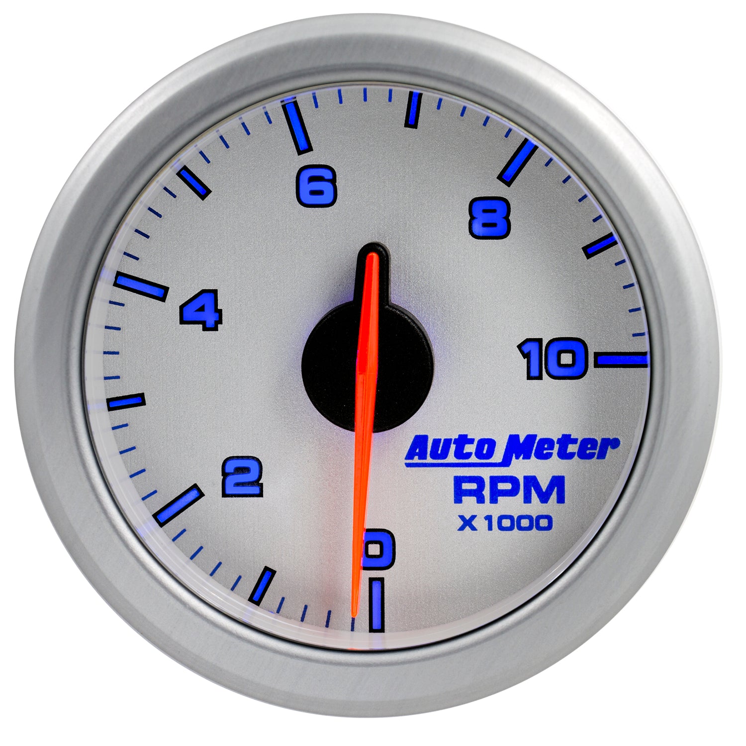AutoMeter 9197-UL - 2-1/16" TACH, 0-10,000 RPM, AIRDRIVE, SILVER 8